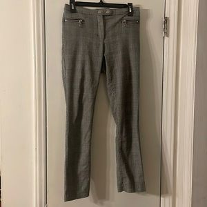 Petite plaid ladies trousers size 8